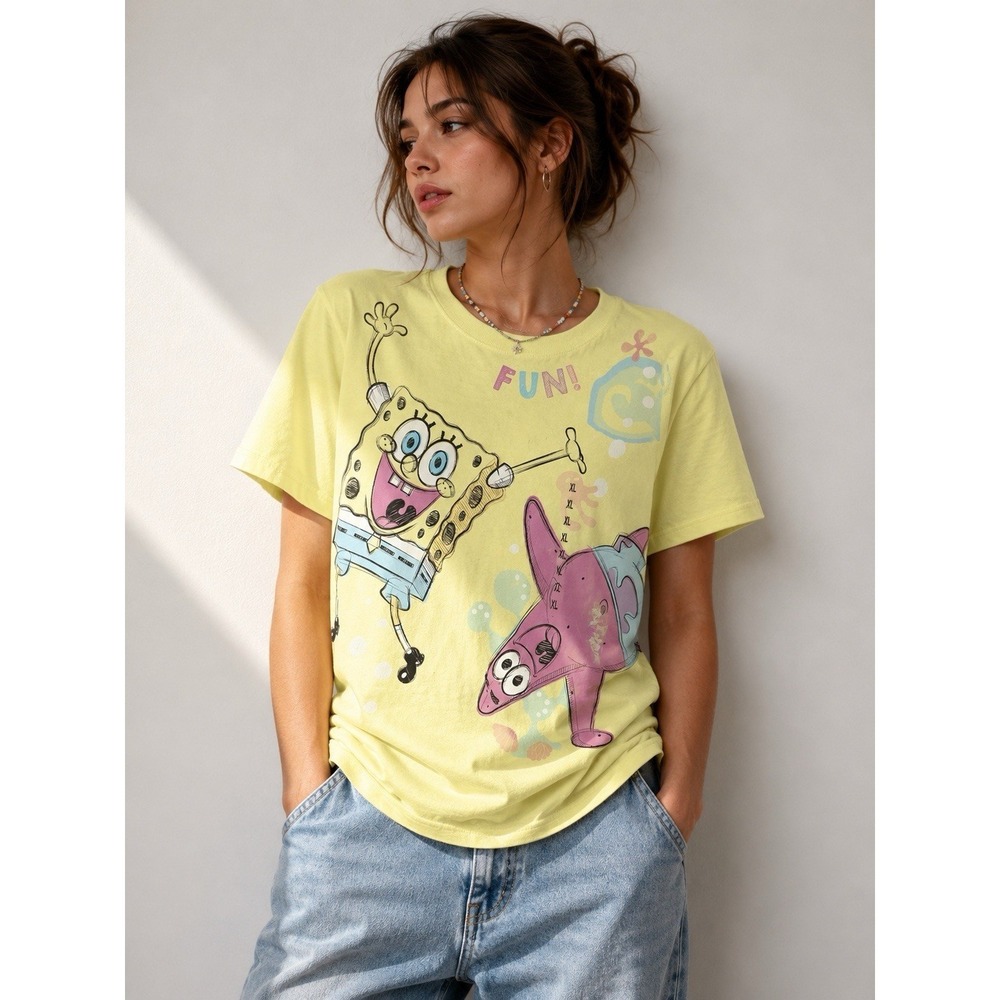 Spongebob SquarePants Yellow Top Size XL